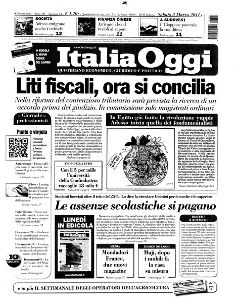 Italia oggi : quotidiano di economia finanza e politica